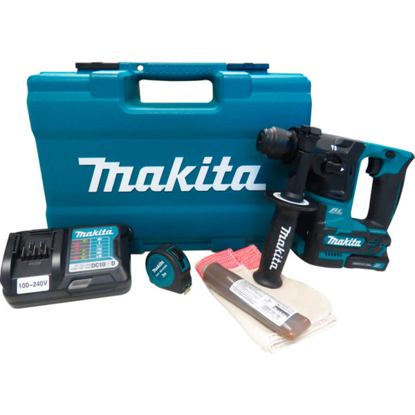 Martelete Rotativo Bateria 12V c/ Kit Broca, Bits, Bateria 2A , Carregador e Trena - Image 5