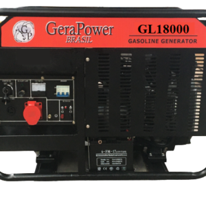 GRUPO GERADOR À GASOLINA 18 KVA MONOFASICO 220/110V PARTIDA ELETRICA GERA POWER BRASIL GL18000